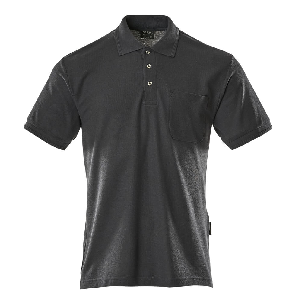 MASCOT Borneo Polo Shirt with chest pocket 00783 Dark Navy