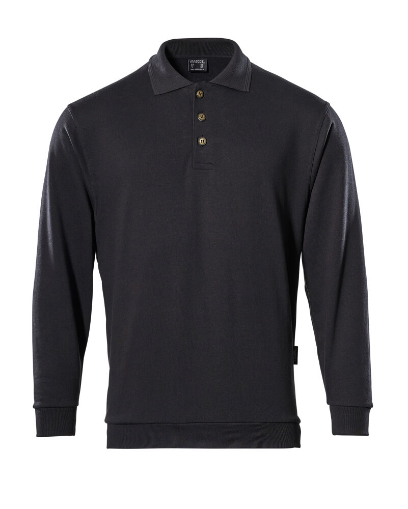 MASCOT Trinidad Polo Sweatshirt 00785 Black