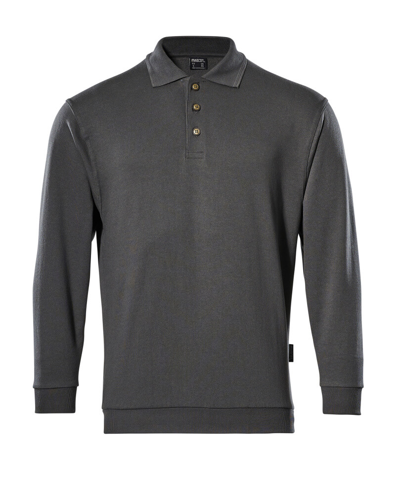 MASCOT Trinidad Polo Sweatshirt 00785 Dark Anthracite