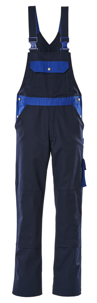 MASCOT Monza Bib & Brace with kneepad pockets 00962 Navy/royal