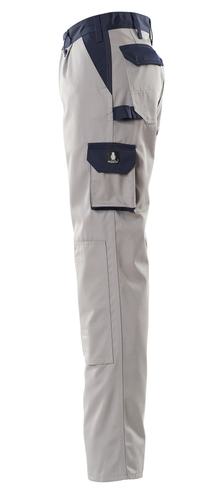 MASCOT Torino Trousers with kneepad pockets 00979 Light Grey/navy