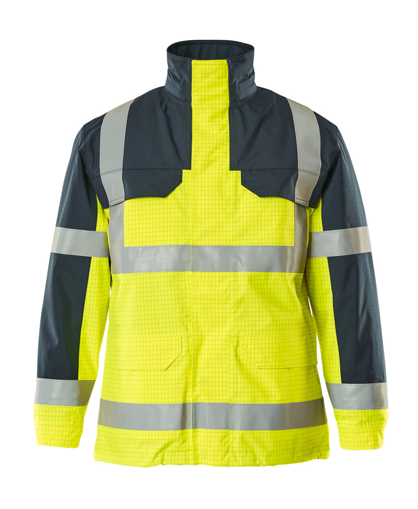 MASCOT Lungern Parka Jacket 06831 Hi-vis Yellow/navy