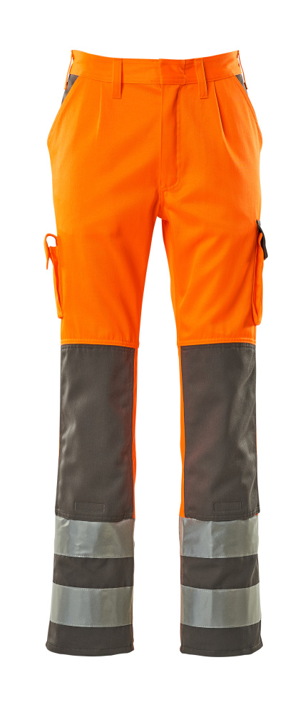 MASCOT Olinda Trousers with kneepad pockets 07179 Hi-vis Orange/anthracite