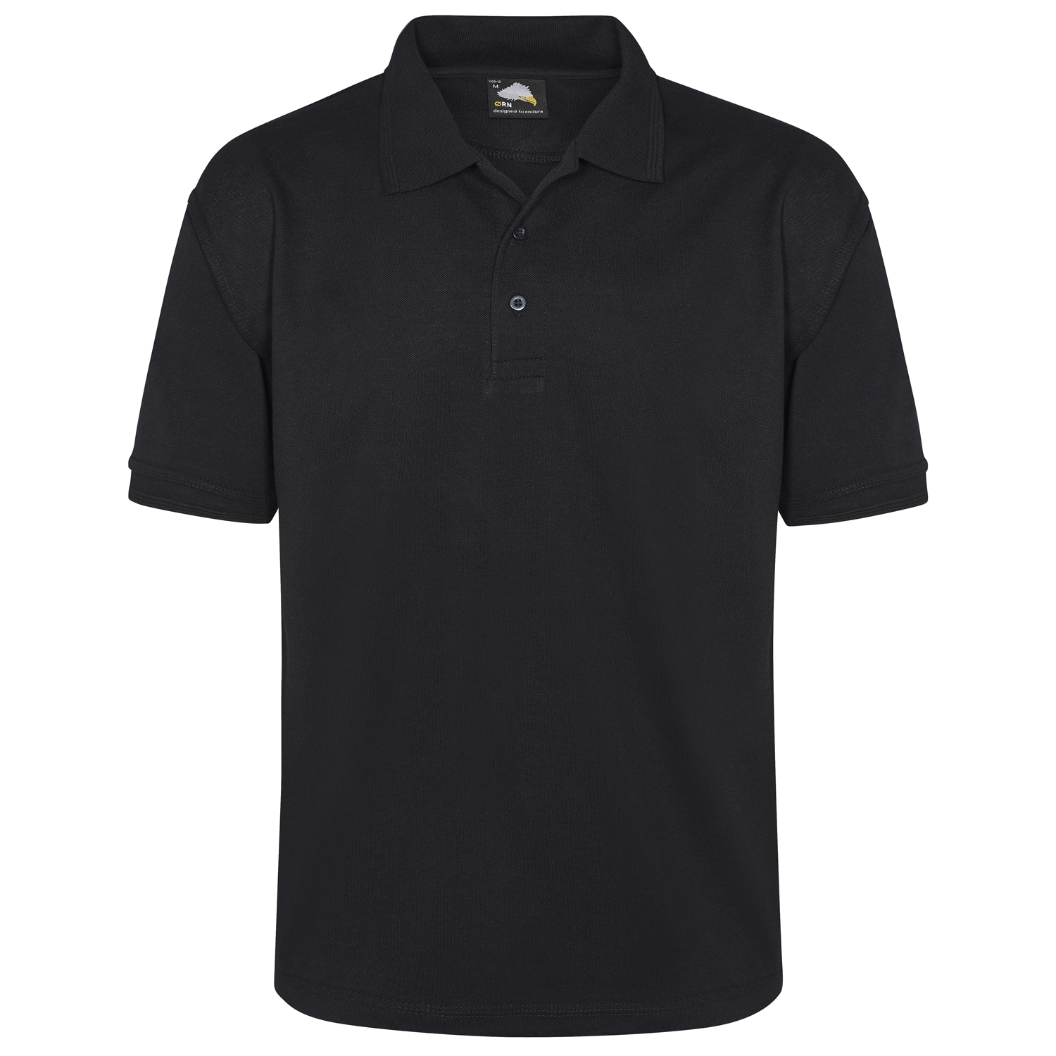 Orn Eagle Polo Shirt - Black