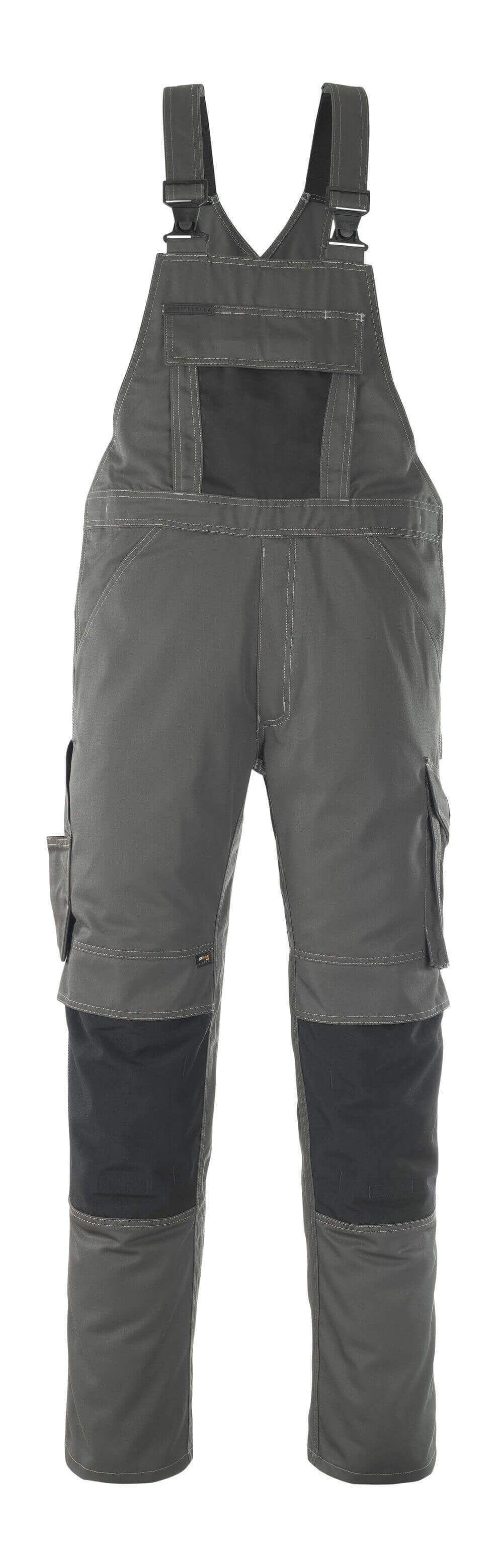 MASCOT Leipzig Bib & Brace with kneepad pockets 12069 Dark Anthracite/black