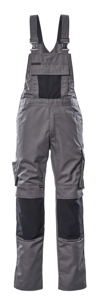 MASCOT Augsburg Bib & Brace with kneepad pockets 12169 Anthracite/black