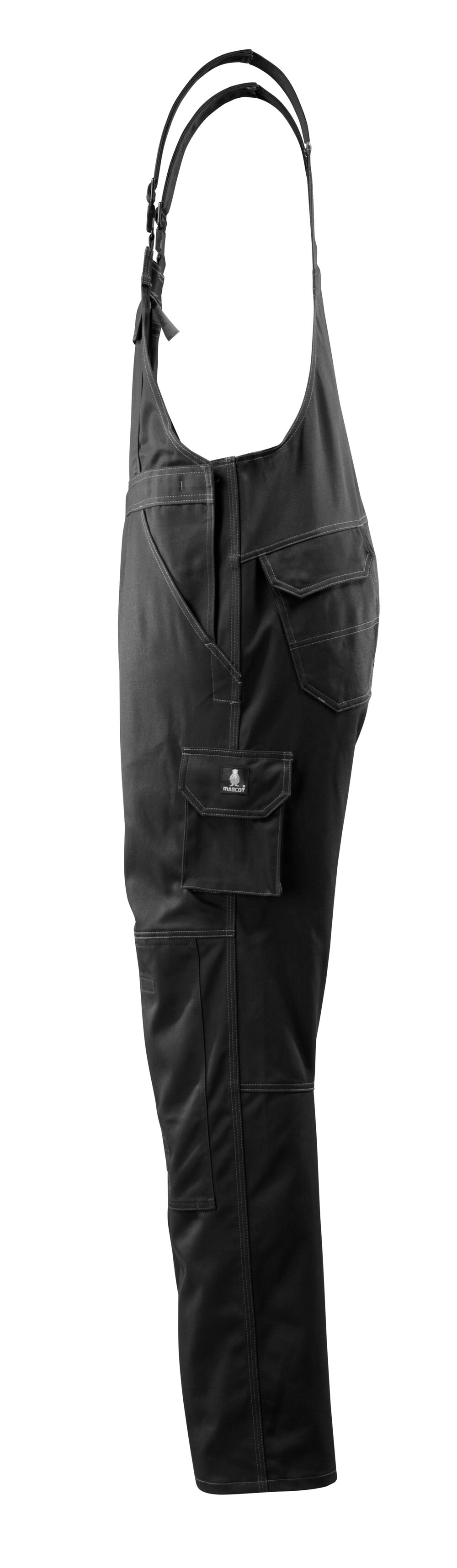 MASCOT Lowell Bib & Brace with kneepad pockets 12362 Black