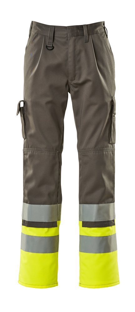MASCOT Patos Trousers with kneepad pockets 12379 Anthracite/hi-vis Yellow