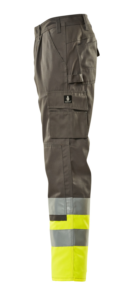 MASCOT Patos Trousers with kneepad pockets 12379 Anthracite/hi-vis Yellow