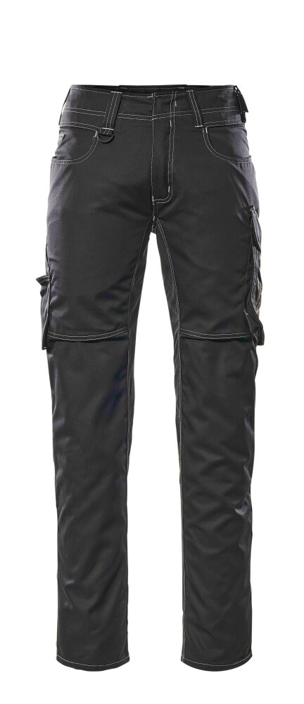 MASCOT Oldenburg Trousers with thigh pockets 12579 Black/dark Anthracite