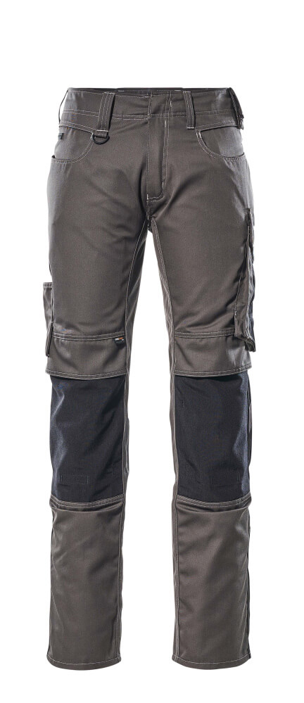 MASCOT Mannheim Trousers with kneepad pockets 12679 Dark Anthracite/black