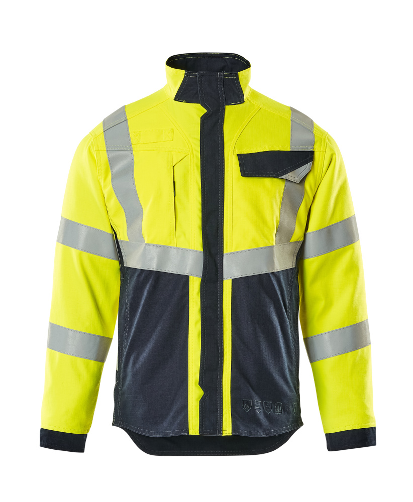 MASCOT Biel Jacket 13809 Hi-vis Yellow/dark Navy
