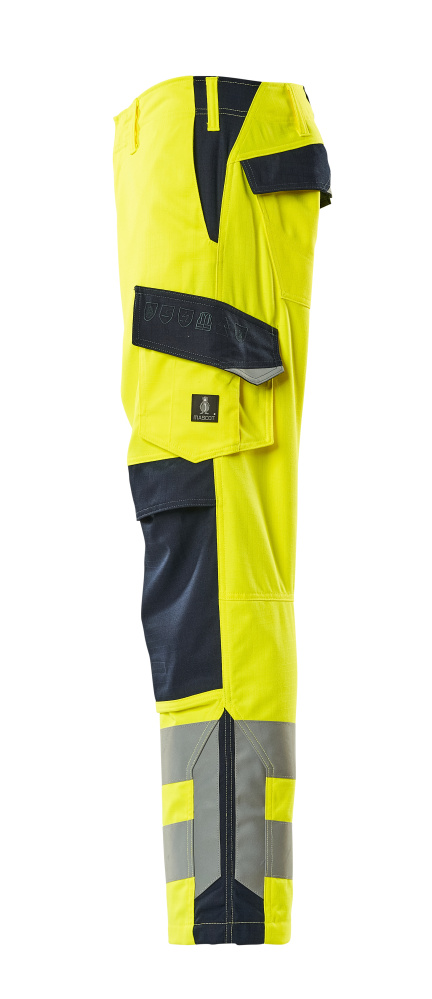 MASCOT Arbon Trousers with kneepad pockets 13879 Hi-vis Yellow/dark Navy