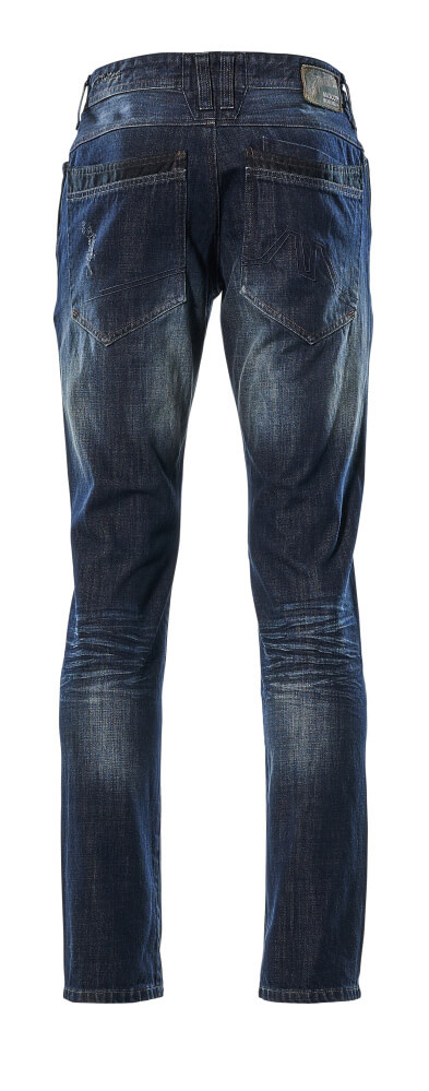 MASCOT Manhattan Jeans 15379 Washed Blue Denim