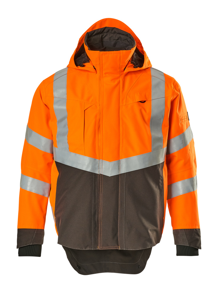MASCOT Harlow Outer Shell Jacket 15501 Hi-vis Orange/dark Anthracite