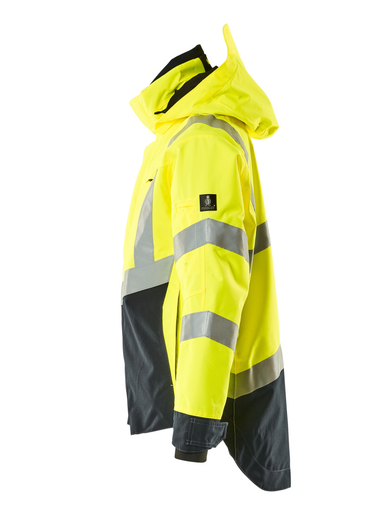 MASCOT Harlow Outer Shell Jacket 15501 Hi-vis Yellow/dark Navy