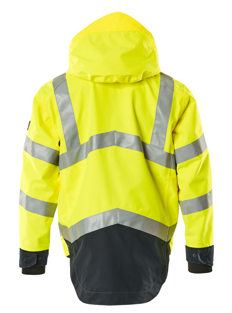 MASCOT Harlow Outer Shell Jacket 15501 Hi-vis Yellow/dark Navy
