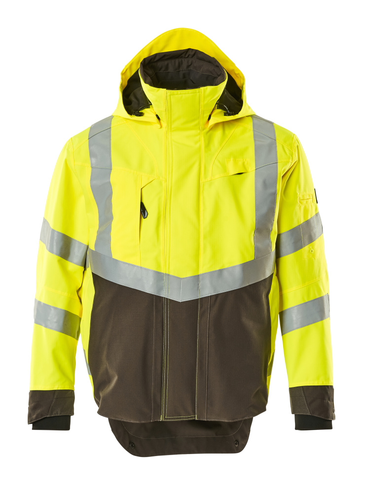 MASCOT Harlow Outer Shell Jacket 15501 Hi-vis Yellow/dark Anthracite