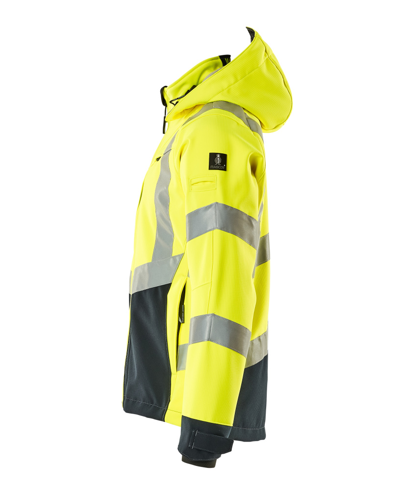 MASCOT Blackpool Softshell Jacket 15502 Hi-vis Yellow/dark Navy
