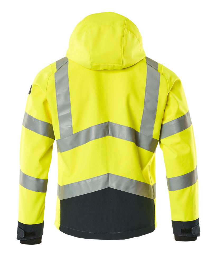 MASCOT Blackpool Softshell Jacket 15502 Hi-vis Yellow/dark Navy