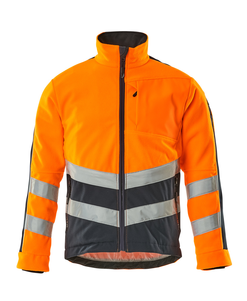 MASCOT Sheffield Fleece Jacket 15503 Hi-vis Orange/dark Navy