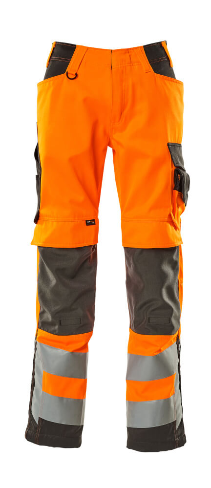 MASCOT Kendal Trousers with kneepad pockets 15579 Hi-vis Orange/dark Anthracite