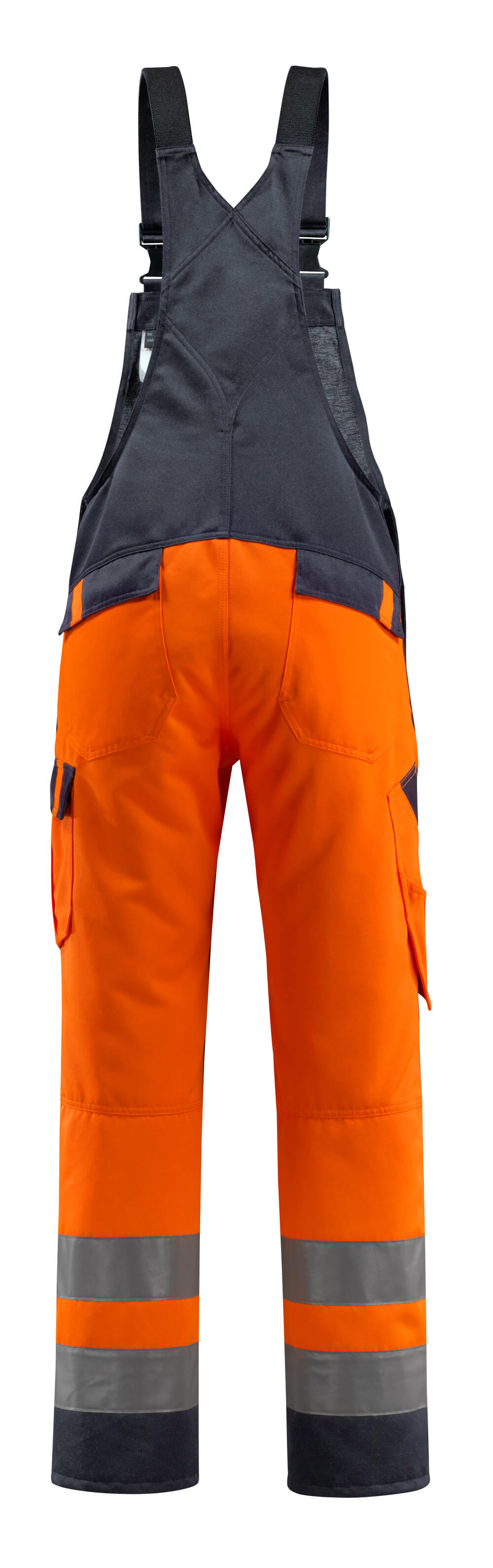 MASCOT Gosford Bib & Brace with kneepad pockets 15969 Hi-vis Orange/dark Navy