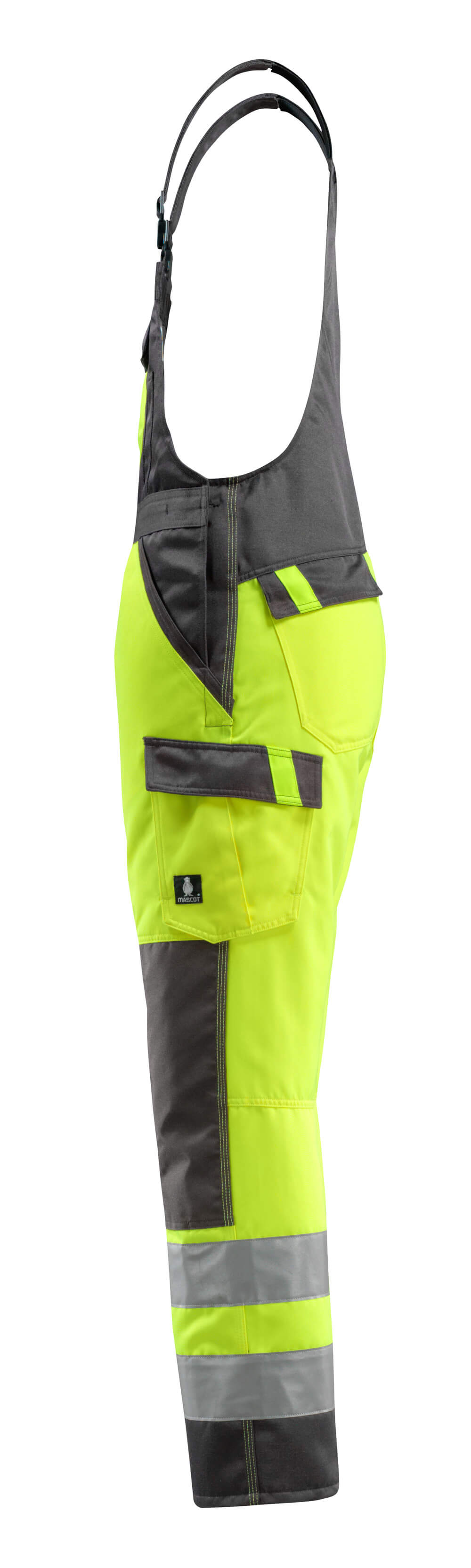 MASCOT Gosford Bib & Brace with kneepad pockets 15969 Hi-vis Yellow/dark Anthracite