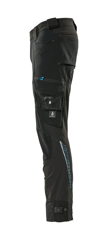 MASCOT ADVANCED Trousers with kneepad pockets 17079 Black