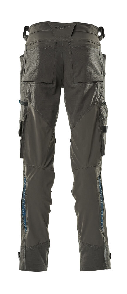 MASCOT ADVANCED Trousers with kneepad pockets 17079 Dark Anthracite