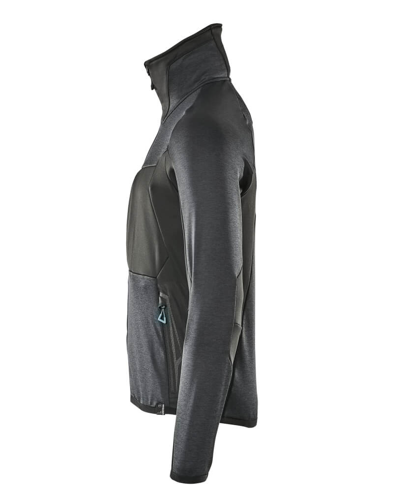 MASCOT ADVANCED Fleece Jumper with zipper 17103 Dark Navy/black
