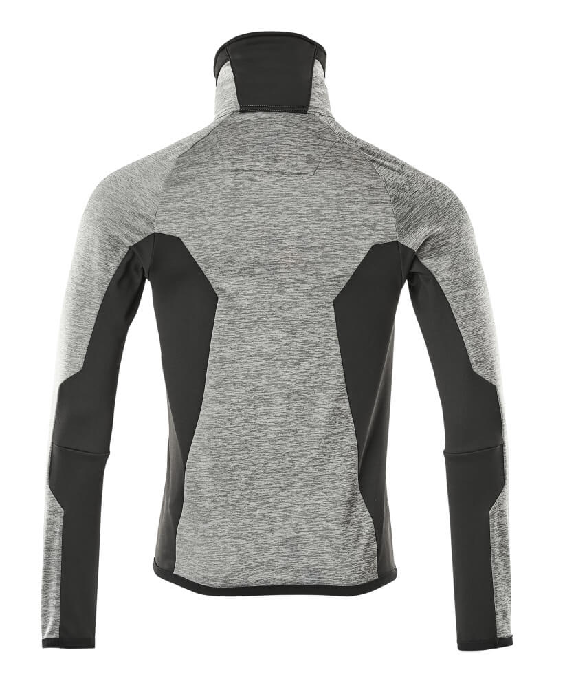 MASCOT ADVANCED Fleece Jumper with zipper 17103 Grey-flecked/black