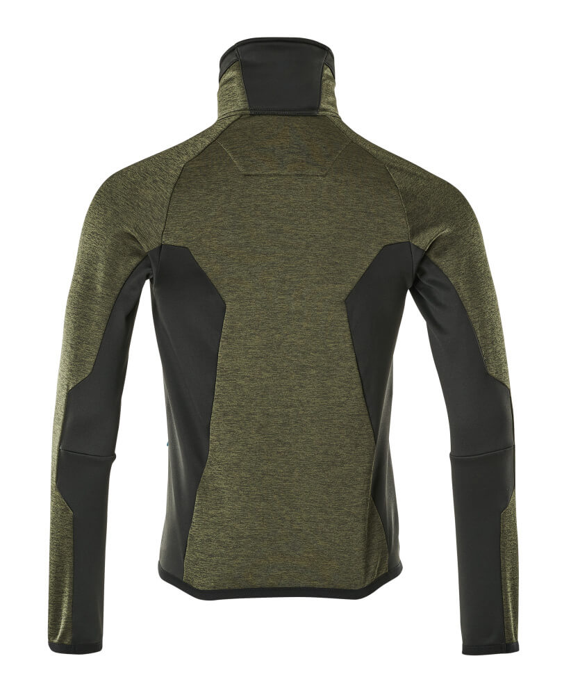 MASCOT ADVANCED Fleece Jumper with zipper 17103 Moss Green/black