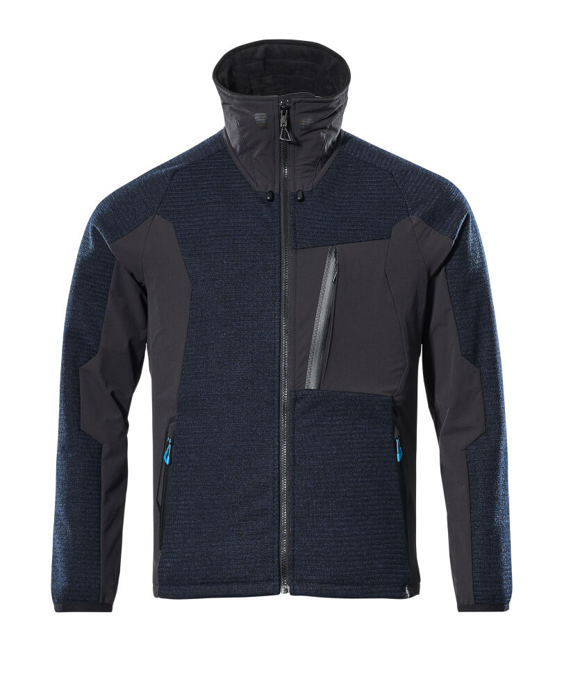 MASCOT ADVANCED Knitted Jacket with zipper 17105 Dark Navy/black