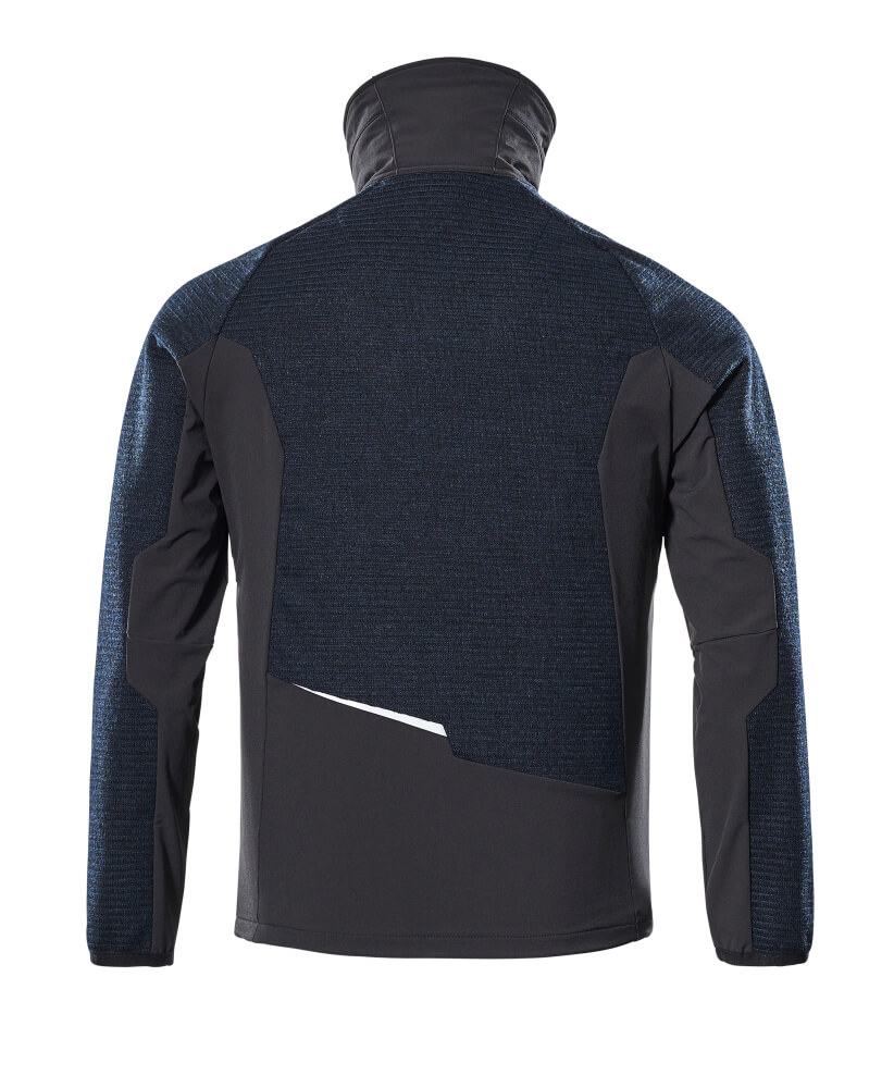 MASCOT ADVANCED Knitted Jacket with zipper 17105 Dark Navy/black