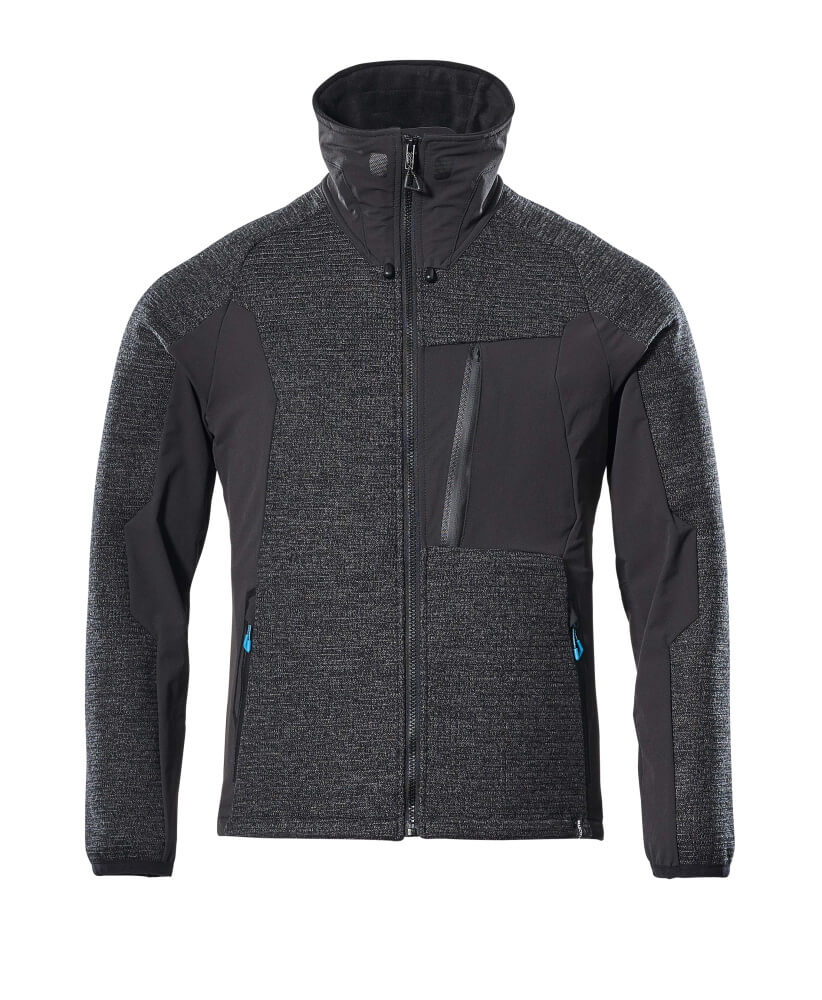 MASCOT ADVANCED Knitted Jacket with zipper 17105 Black