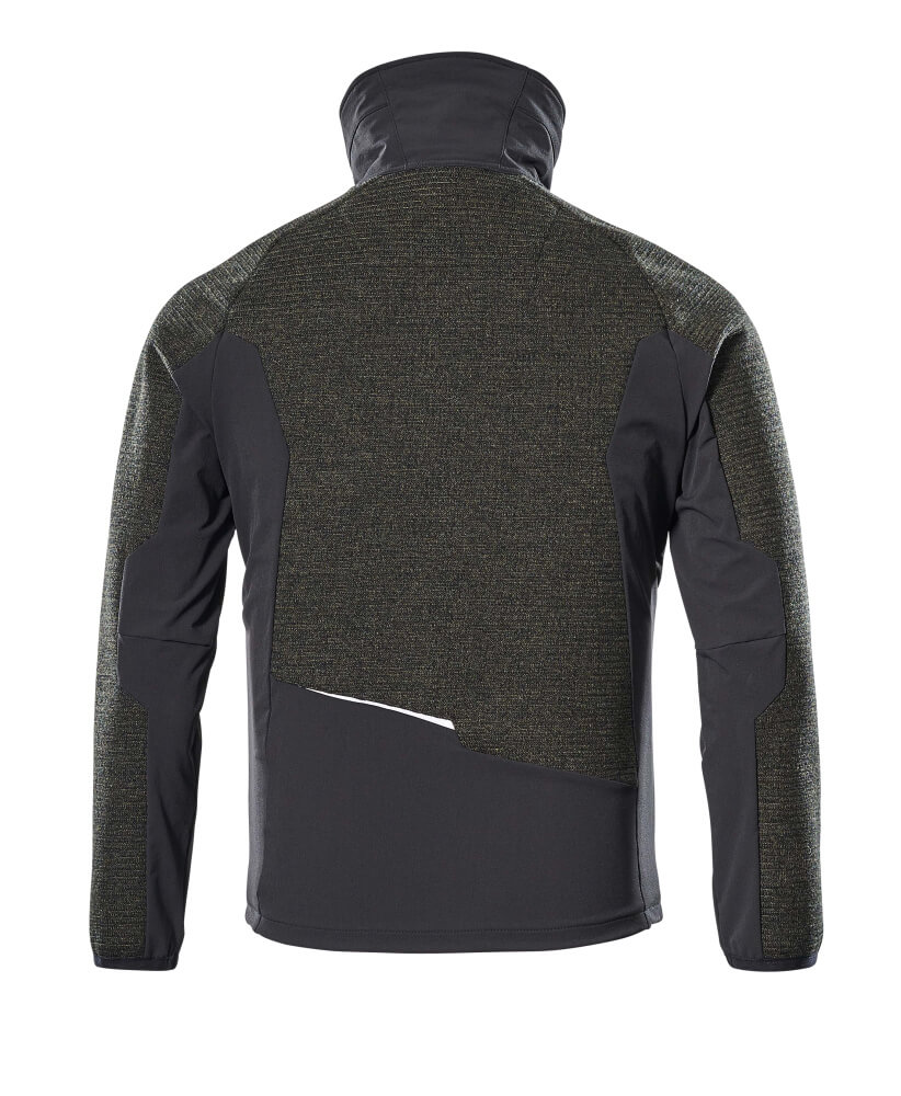 MASCOT ADVANCED Knitted Jacket with zipper 17105 Moss Green/black