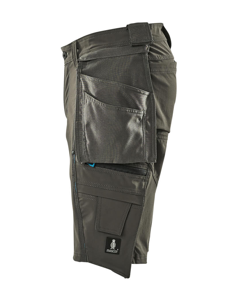 MASCOT ADVANCED Shorts with holster pockets 17149 Dark Anthracite