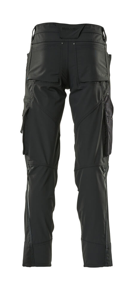 MASCOT ADVANCED Ultimate Stretch Work Trousers 17179 Black