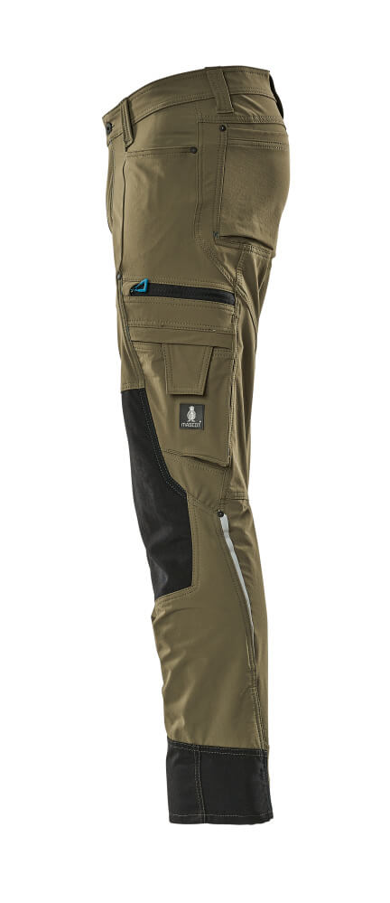 MASCOT ADVANCED Trousers with kneepad pockets 17179 Moss Green