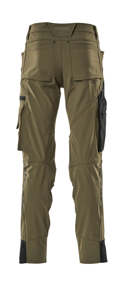 MASCOT ADVANCED Trousers with kneepad pockets 17179 Moss Green