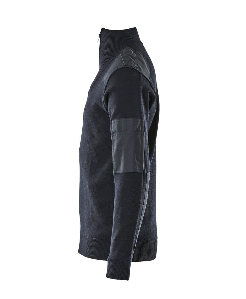 MASCOT Nanterre Knitted Jumper with half zip 17205 Dark Navy