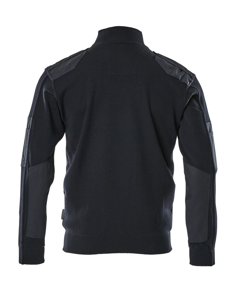 MASCOT Nanterre Knitted Jumper with half zip 17205 Dark Navy