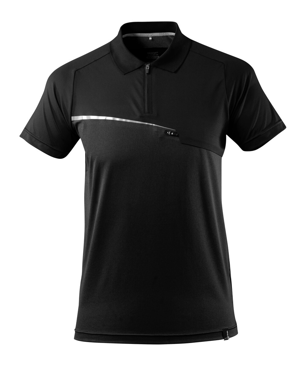 MASCOT ADVANCED Polo Shirt with chest pocket 17283 Black