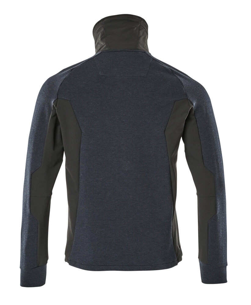 MASCOT ADVANCED Sweatshirt with zipper 17484 Dark Navy/black