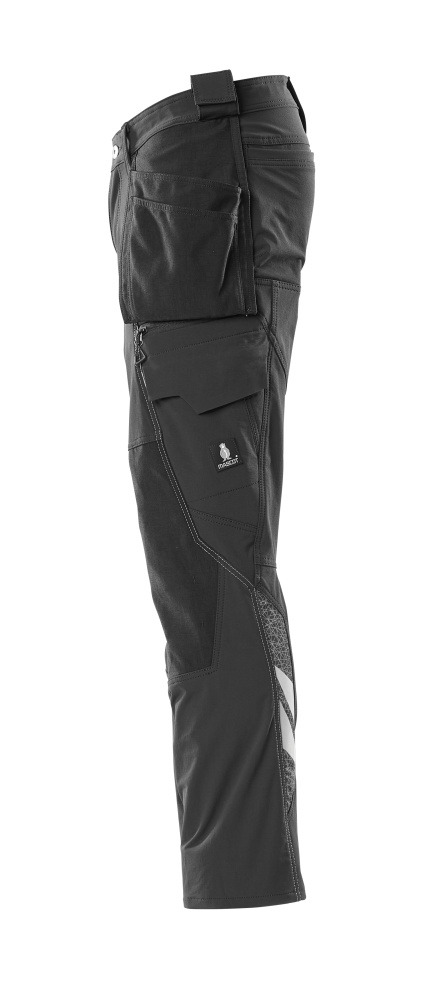 MASCOT ACCELERATE Trousers with holster pockets 18031 Black