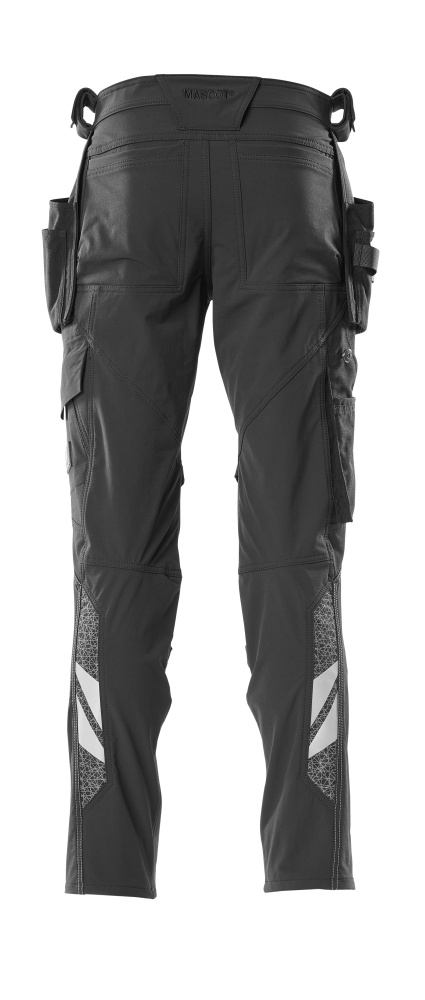MASCOT ACCELERATE Trousers with holster pockets 18031 Black