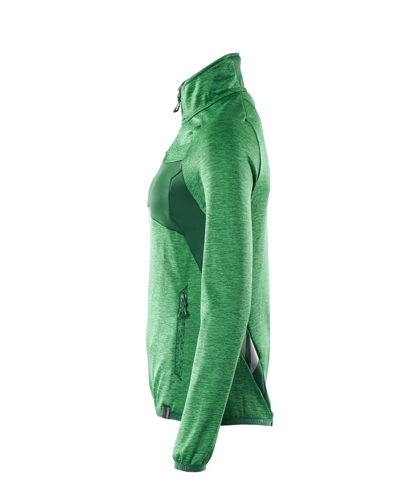 MASCOT ACCELERATE Fleece jumper with half zip 18053 Grass Green/green