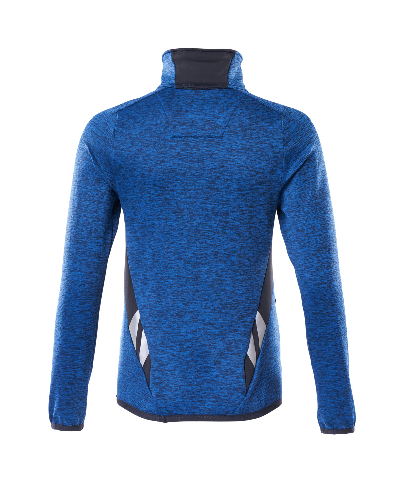 MASCOT ACCELERATE Fleece jumper with half zip 18053 Azure Blue/dark Navy
