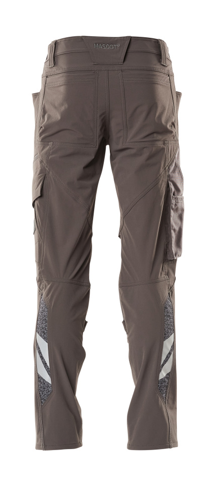 MASCOT ACCELERATE Trousers with kneepad pockets 18079 Dark Anthracite